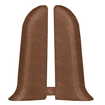 Торцевые (пара) для плинтуса К55 "Идеал Комфорт" 341 / Ольха