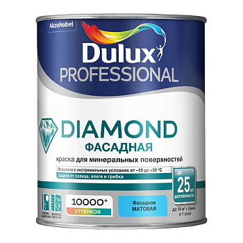 Краска Luxium ВД DULUX  фасадная мат. база ВW 1л  5255345