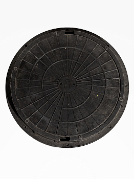 Люк круглый Тип Л Ø740мм H60 Черный (15кН)