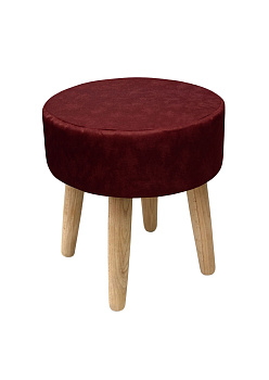 Пуф Plain Lux круглый Ягодный 167909675