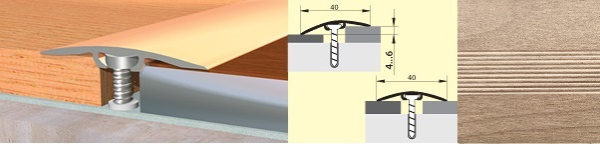Стык с дюбелем 40мм 0,9 дуб жемчужный
