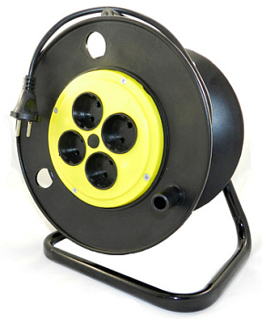 Евроудлинитель на катушке "ДЖЕТТ" 4 гн 40м ПВС 2*0,75 ост