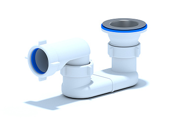 Сифон для поддона АНИ 1 1/2" *40 Е010 (50шт)