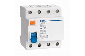 УЗО NL1-63 4П 25А 30mA тип AC 6kA CHINT 200223