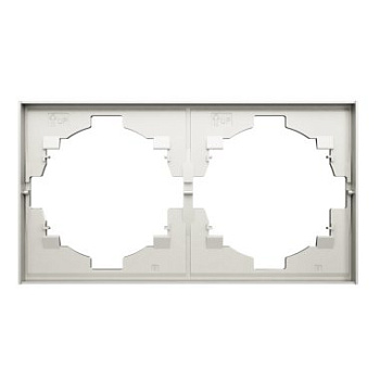 Рамка 2 постовая MIELE STRONG ЖЕМЧУГ KRANZ KR-78-0752-4