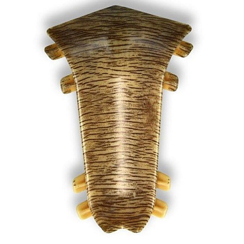 Внутренний угол для плинтуса К55 "Идеал Комфорт" 208 / Дуб мокко