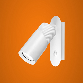 Светильник NKL-103 Настенный под лампы GU10 Белый ISVET NKL-103-1-4 