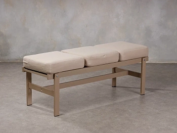 Комплект: Скамейка + Подушка малая бежевая 3шт