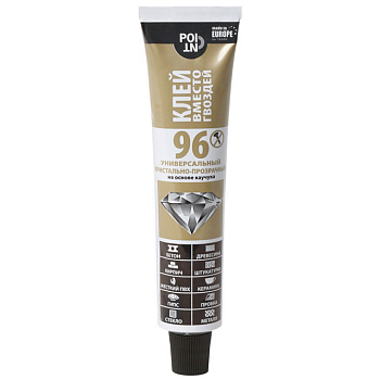 клей вместо гвоздей Циклон -96 крист-прозрачный 80мл