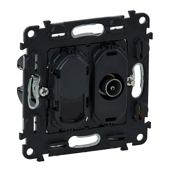 Механизм розетки TV звезда+RJ45 комп Legrand 753055 Франция