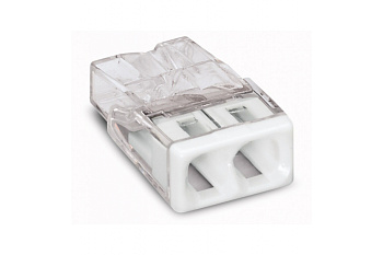 СМК  2 отверстия 0,5-2,5мм2 WAGO 2273-202 (1/100)