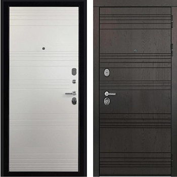 Дверь мет МИНИСТР ГОРЬКИЙ ШОКОЛАД/КАНТРИ ГОРИЗОНТ 885*2050 правая