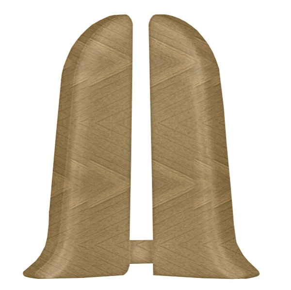 Вишня / Торцевой угол  для плинтуса К55 "Идеал Комфорт"