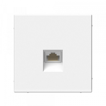 GAL000183 Механизм комп розетки RJ-45 Белый ARTGALLERY SE