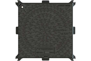 Люк чугунный квадратный Sunrise 650 С250 (56501)