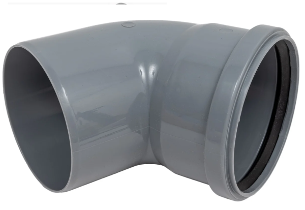 Отвод 67,5° 110мм