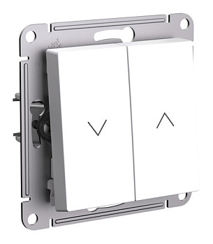 ATN000119 Механизм 2кл Жалюзийного Выключателя Белый SE