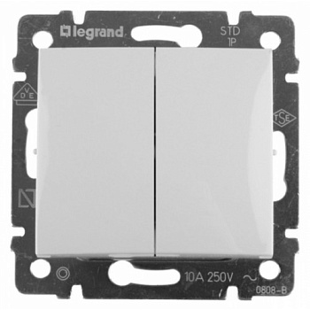 Механизм выкл.2-кл.СП VALENA белый Legrand 774405 