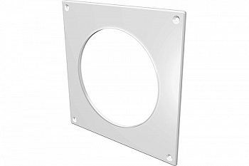 Накладка торцевая пластик 150*150, для воздуховода D100 10НКП