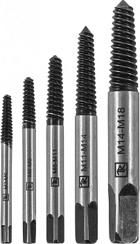 Набор экстракторов М3-18 (5 предметов) 052877 (SEA5S)