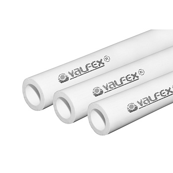 Труба SDR 6 PN20  ф50х8,3 мм (24) (Valfex), 4м БЕЛАЯ