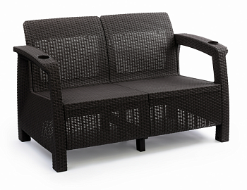 Диван Ротанг-плюс мокко М8837 Альтернатива (1)