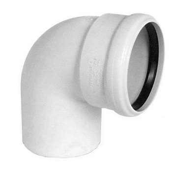 Отвод 50/90 КОМФОРТ бел. (504035.К)