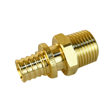 Соединитель надвижной с переходом на нар.р. 20(2,8) х 3/4" (VALFEX) (200/10) К