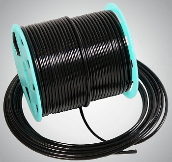 Трос с износостойким покрытием, стальной латунированный ПРИЛ-12.0 (цвет черный, в бухтах по 200м) *