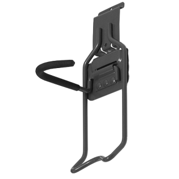 Крюк для велосипеда вертикальный (Крюк:Сталь,Черный,Покрытие:PEVA,Черный)