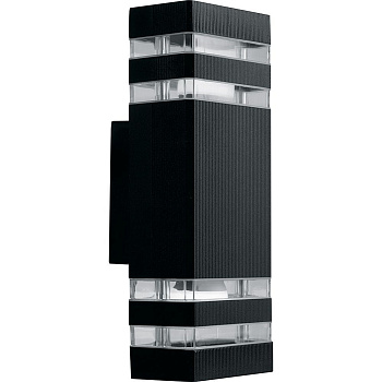 Светильник DH0807 2*60W 230V E27 ЧЕРНЫЙ IP54 FERON Электрика