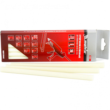 Стержни клеевые белые "Matrix" Ø11х200мм (уп.6шт) 930723