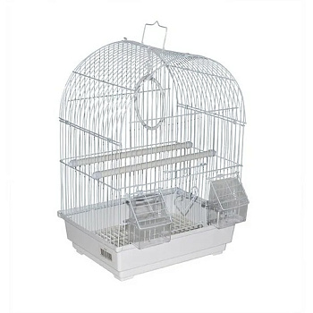 №1 Клетка для птиц, 30*23*39, овальная, укомплектованная, 1*10