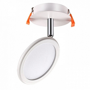 357454 NT 18 004 матовый белый Встраиваемый светильник IP20 27LED 8W SOLO