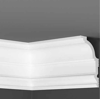 Плинтус потолочный Де-Багет П 27 128/62   24штуки