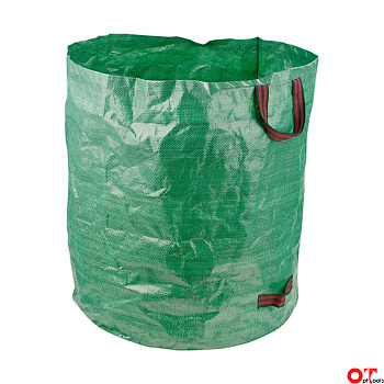Мешок для сбора садового мусора (листьев, веток, сорняков), d45, h75 см, полипропилен, с ручками (То