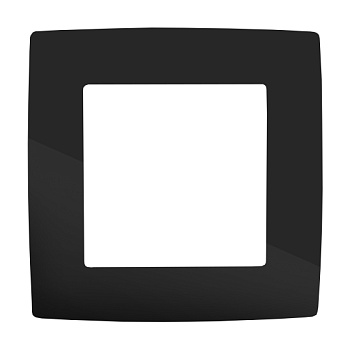 Рамка 1 постовая Черная 12-5001-06 ЭРА12 Б0014746