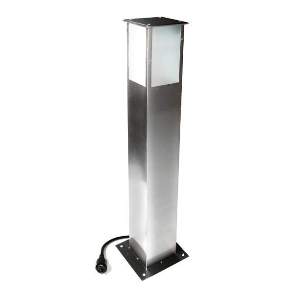 64310 Easy Connect Stainless Steel Tall Square Bollard 01