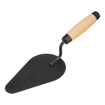 Кельма печника стальная, деревянная усиленная ручка Россия 86222