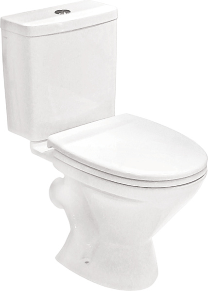 Унитаз Компакт Лига с бач. 2-х реж. арм. косой вып.с сид. (полипропилен) 