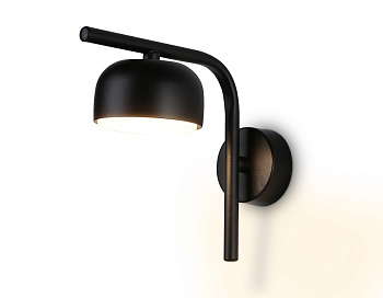 Светильник настенный со сменной лампой TN71044 BK черный GX53 max 12W 150*80*185