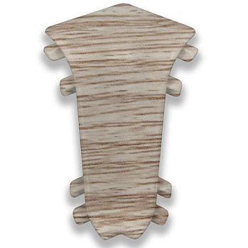 Внутренний угол для плинтуса К55 "Идеал Комфорт" 207 / Дуб кофейный