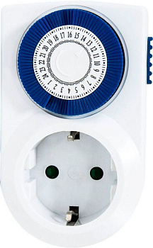 Розетка с таймером суточная ТМ50 3500W/16A 230V FERON 23238