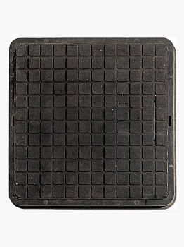 Люк средний квадратный 550х550мм Черный (30кН)