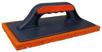Терка "DECOR" 2К 280х140мм, вискозная оранжевая губка 670-002