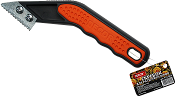 Скребок "DECOR" для расшивки швов, 2+1=3мм лезвие 113-003