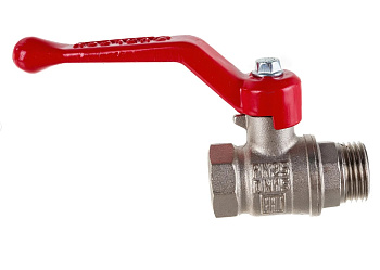 Кран шар. рычаг 3/4" ВР/НР НИКЕЛ. OPTIMA VALFEX 11Б27фт1М (64/16) (VF.215.NLR1.034)