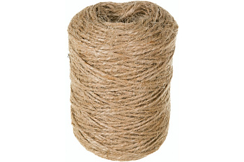 Шпагат джутовый ШД 1,2 ктекс П 2 полированный 2-ниточный в бобинах по 100м