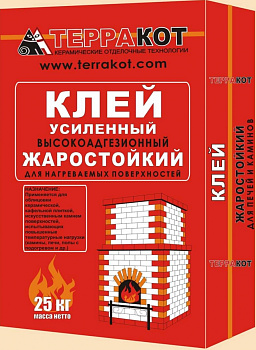Клей Терракот жаростойкий усиленный 25кг