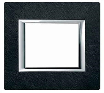 BT Axolute Черн. мрамор ардезия Рамка 2 мод прямоугольная HA4802RLV